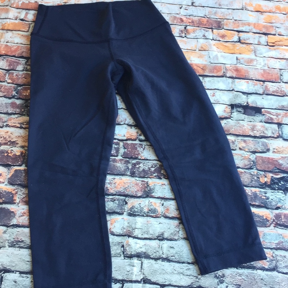 High Times crop navy